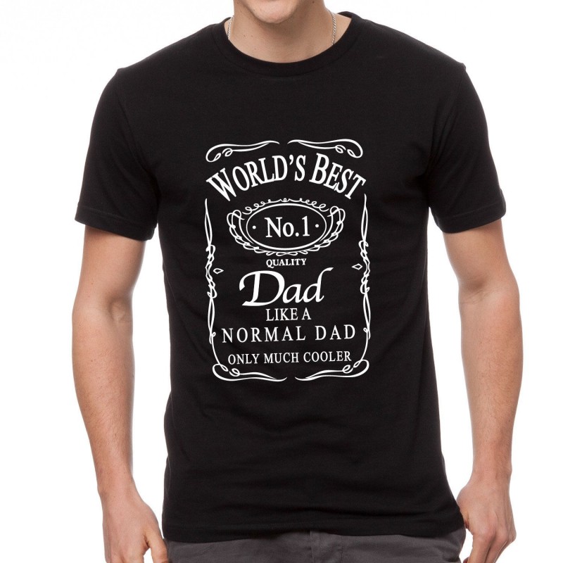 World's Best Dad T-Shirt - The Custom Print Shop